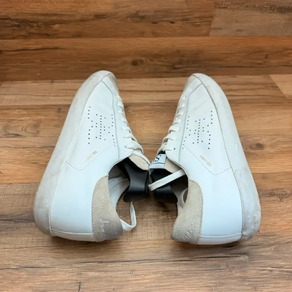 Sam Edelman Women’s size 11  Aubrie White Leather Lace Sneakers